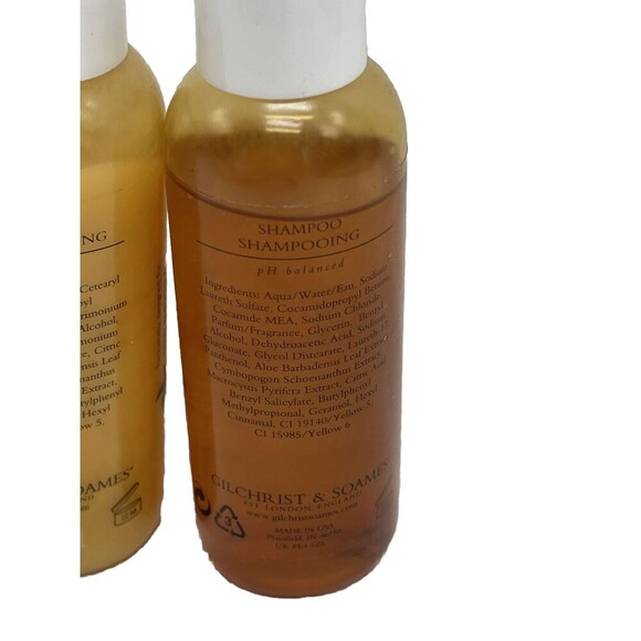 Gilchrist & Soames Sample Size Shampoo, Conditioner 2 Oz Est. London, England - Picture 6 of 13